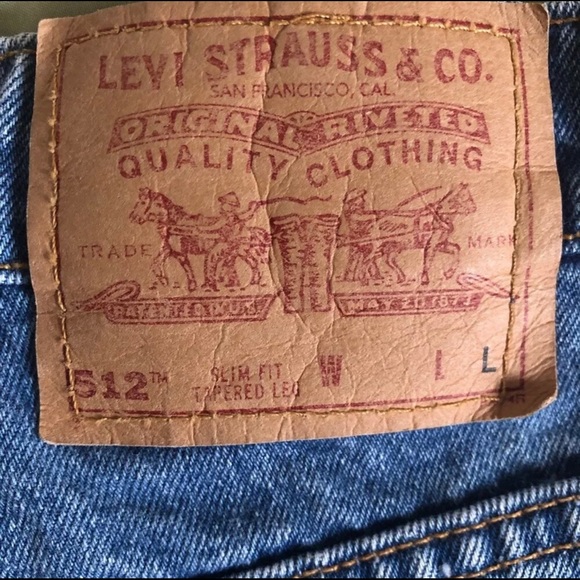 Vintage Levi's 512 High Rise Mom Jeans Slim Fit Tapered Leg 9 Long - Picture 3 of 13